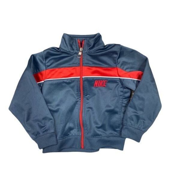 Nike Toddler Boys Jacket Size 2T Red and Grey - Picture 1 of 4